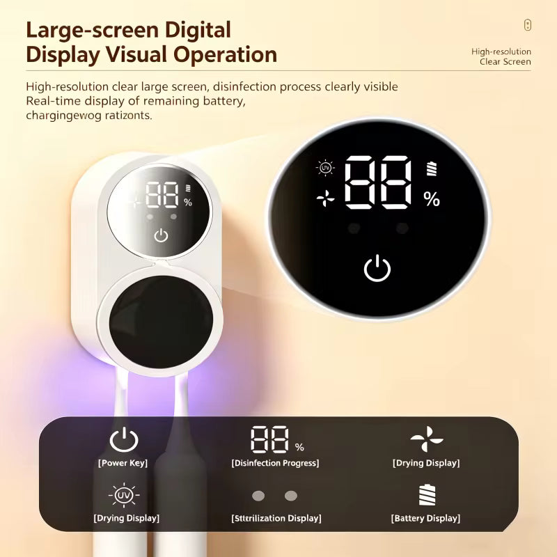 PureGuard UV™ Automatic UV Toothbrush Sanitizer & Dryer